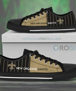 Canvas Low Top Shoes New Orleans Saints Canvas Low Top Shoes New Orleans Saints