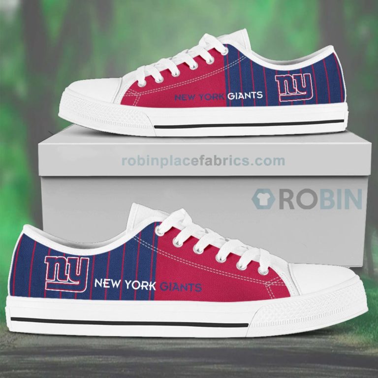 Canvas Low Top Shoes New York Giants