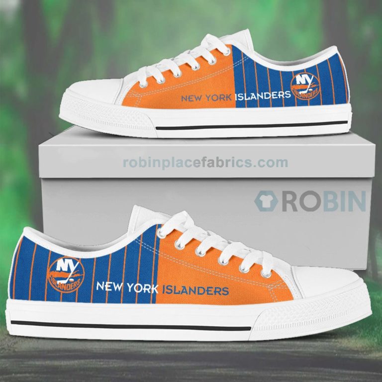 Canvas Low Top Shoes New York Islanders