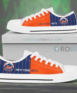 canvas low top shoes new york mets 110 3yc2b