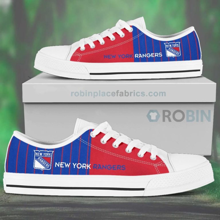 Canvas Low Top Shoes New York Rangers