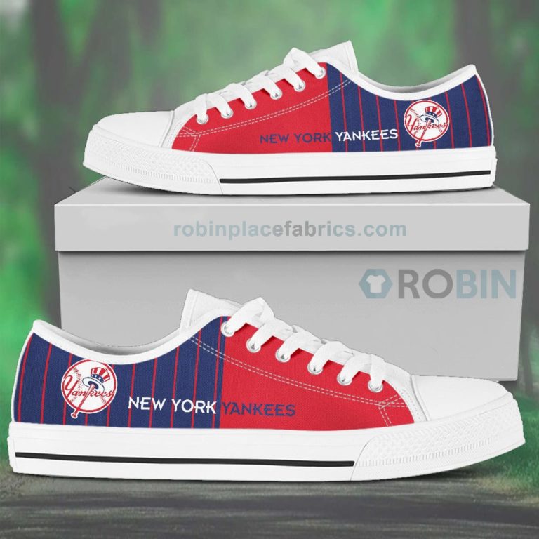 Canvas Low Top Shoes New York Yankees