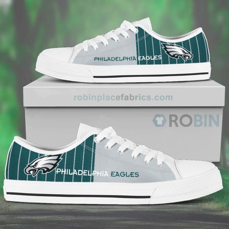 Canvas Low Top Shoes Philadelphia Eagles