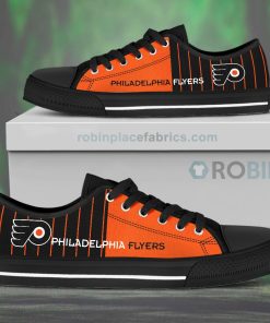 Canvas Low Top Shoes Philadelphia Flyers Canvas Low Top Shoes Philadelphia Flyers