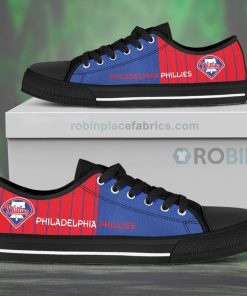Canvas Low Top Shoes Philadelphia Phillies Canvas Low Top Shoes Philadelphia Phillies