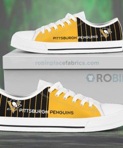 canvas low top shoes pittsburgh penguins 103 smTpU