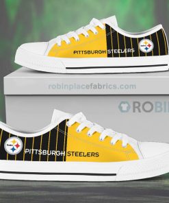 canvas low top shoes pittsburgh steelers 101 y61bY