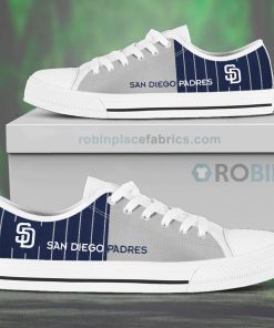 canvas low top shoes san diego padres 100 Br3Ok