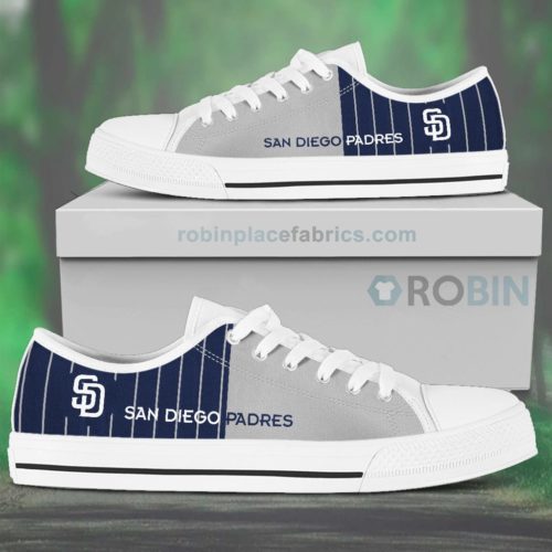 Canvas Low Top Shoes San Diego Padres RobinPlaceFabrics Reviews on