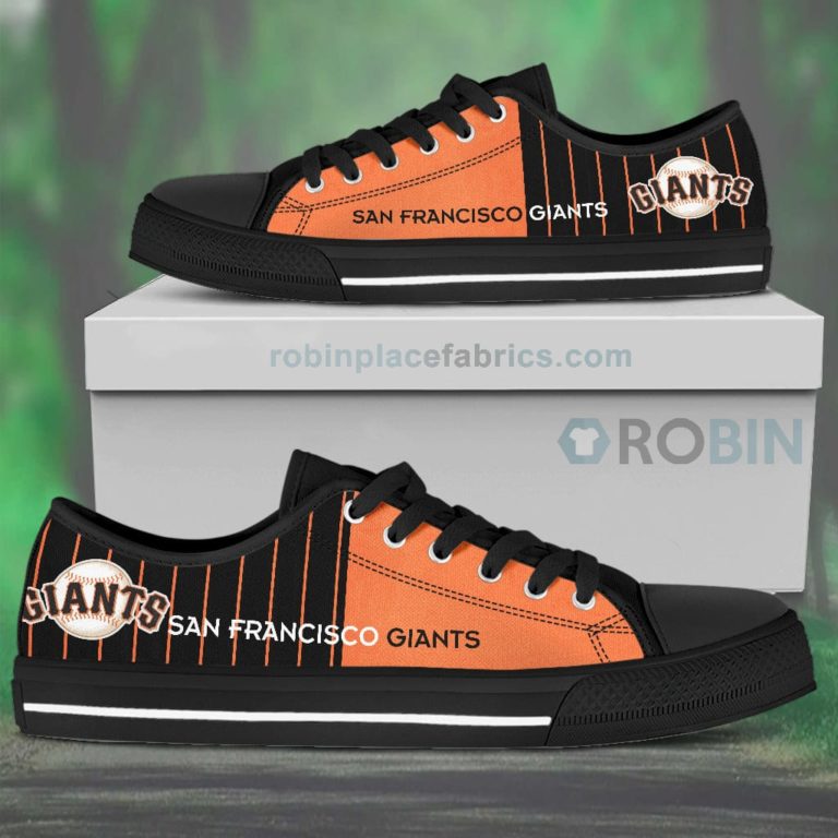 Canvas Low Top Shoes San Francisco Giants