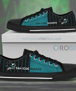 canvas low top shoes san jose sharks 14 1OCAQ