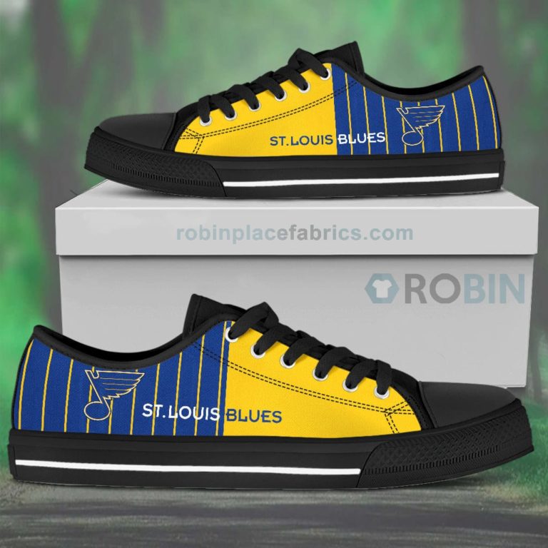 Canvas Low Top Shoes St. Louis Blues