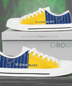 Canvas Low Top Shoes St. Louis Blues Canvas Low Top Shoes St. Louis Blues