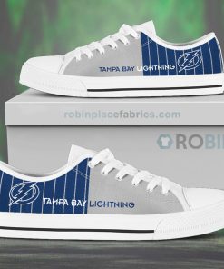 Canvas Low Top Shoes Tampa Bay Lightning Canvas Low Top Shoes Tampa Bay Lightning