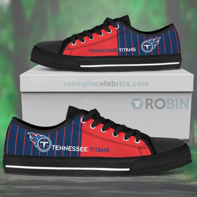 Canvas Low Top Shoes Tennessee Titans