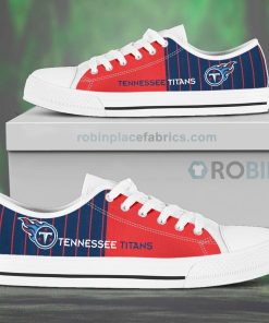 Canvas Low Top Shoes Tennessee Titans