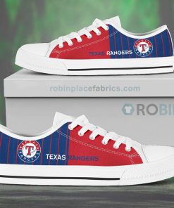 Canvas Low Top Shoes Texas Rangers Canvas Low Top Shoes Texas Rangers