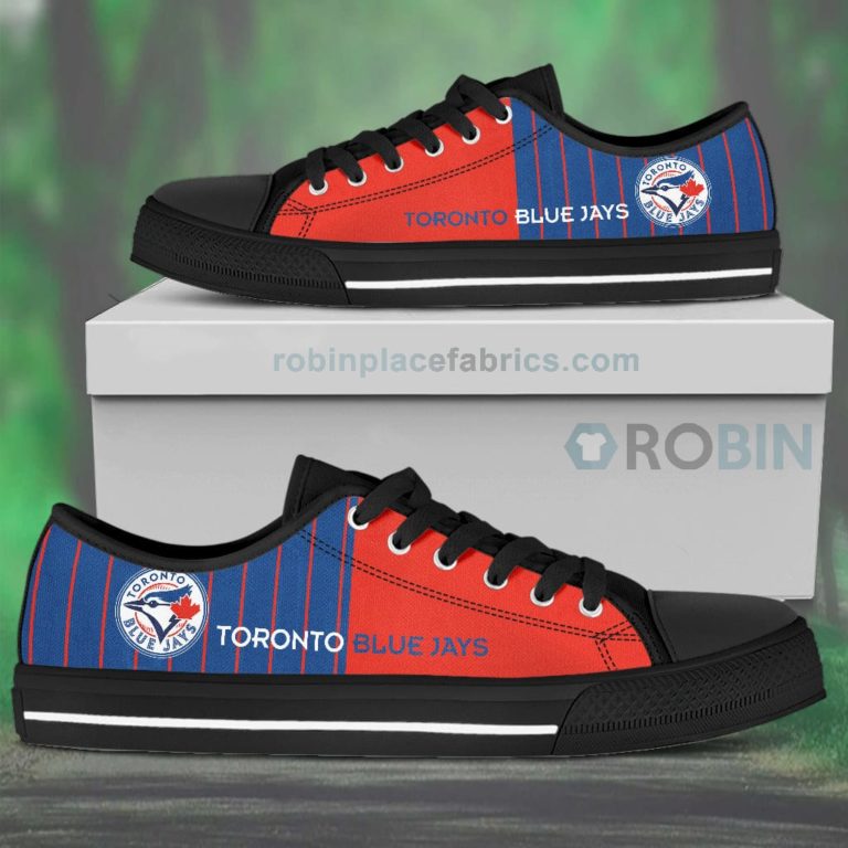 Canvas Low Top Shoes Toronto Blue Jays