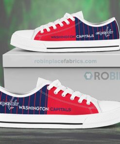 Canvas Low Top Shoes Washington Capitals Canvas Low Top Shoes Washington Capitals