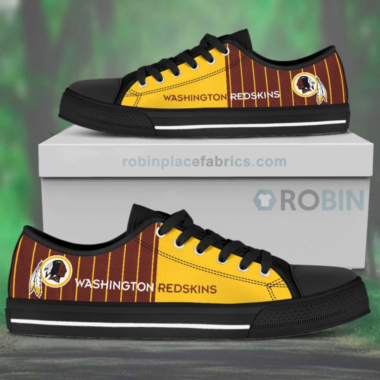 Canvas Low Top Shoes Washington Redskins