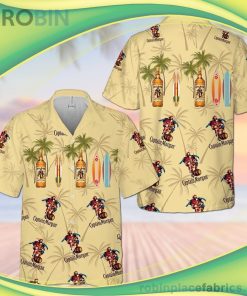Captain Morgan Palm Short Sleeve Button Down Hawaiian Shirt Captain Morgan Palm Short Sleeve Button Down Hawaiian Shirt