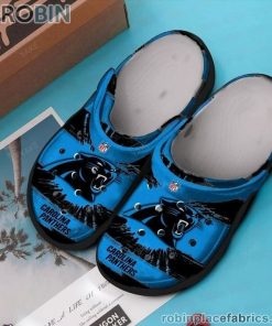 Carolina Panthers Crocband Clog Crocs Shoes 3D Crocs Print Full