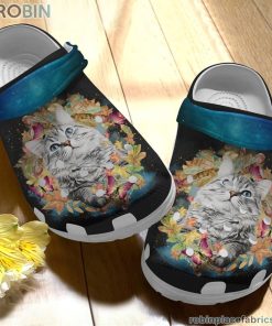 Cat Clog Galaxy Cat Crocs Crocband Clog 3D Crocs Print Full