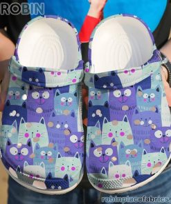 Cat Lovely Cats RBPL22 520 Crocs Crocband Clog 3D Crocs Print Full