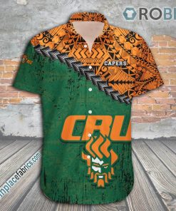 CBU Capers Casual Button Down Hawaiian Shirt Grunge Polynesian Tattoo – CA CIS
