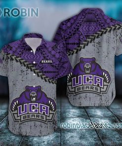 central arkansas bears casual button down hawaiian shirt grunge polynesian tattoo ncaa 172 Ybg0T