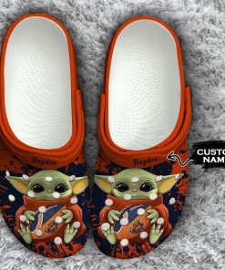 Chicago Bears Baby Yoda Crocs Clog Shoes