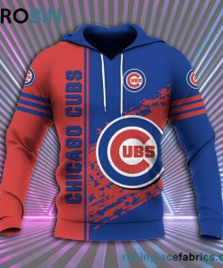 Chicago Cubs All Over Print 3D Hoodie Quarter Style – MLB