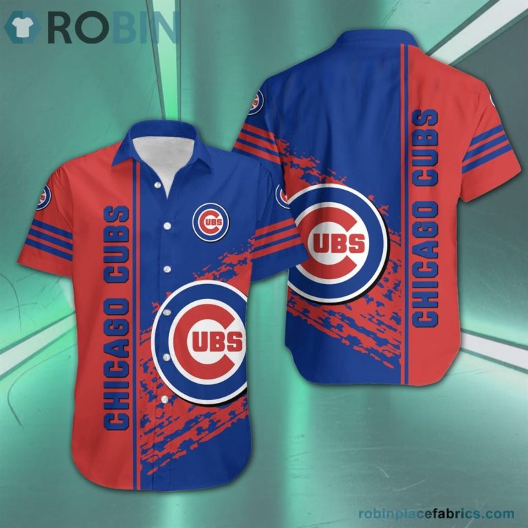 Chicago Cubs – MLB Short Sleeve Button Down Hawaiian Shirt