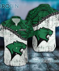 chicago state cougars casual button down hawaiian shirt grunge polynesian tattoo ncaa 167 9KLnd