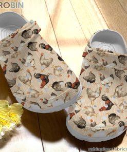 Chicken Clog Chicken Farm Crocs Crocband Clog 3D Crocs Print Full