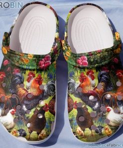 Chicken Clog Chicken Garden Crocs Crocband Clog 3D Crocs Print Full Chicken Clog Chicken Garden Crocs Crocband Clog 3D Crocs Print Full