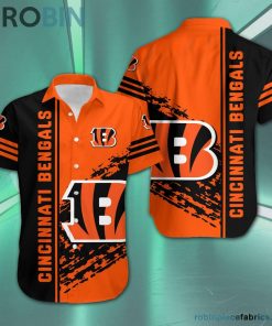 Cincinnati Bengals – NFL Short Sleeve Button Down Hawaiian Shirt Cincinnati Bengals – NFL Short Sleeve Button Down Hawaiian Shirt