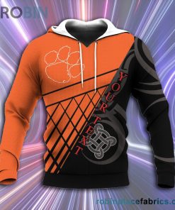 Clemson Tigers All Over Print 3D Hoodie Pattern Celtic – NCAA