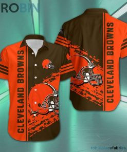 Cleveland Browns – NFL Short Sleeve Button Down Hawaiian Shirt
