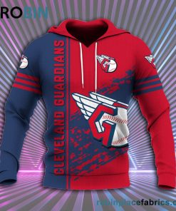 Cleveland Guardians All Over Print 3D Hoodie Quarter Style – MLB