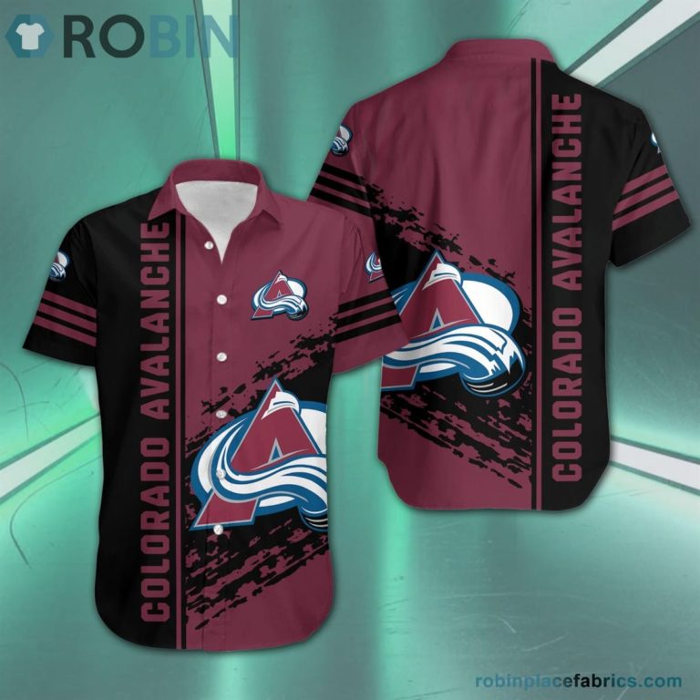 Colorado Avalanche – NHL Short Sleeve Button Down Hawaiian Shirt