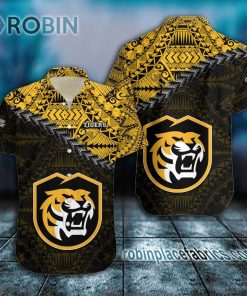 colorado college tigers casual button down hawaiian shirt grunge polynesian tattoo ncaa 162 qqwZt