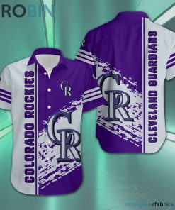 Colorado Rockies – MLB Short Sleeve Button Down Hawaiian Shirt
