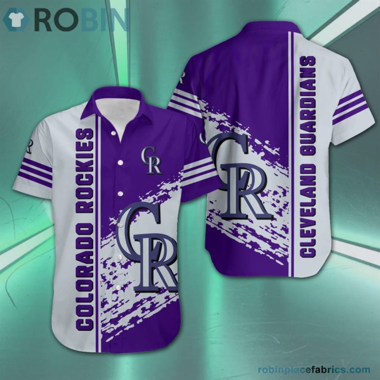 Colorado Rockies – MLB Short Sleeve Button Down Hawaiian Shirt