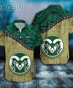 colorado state rams casual button down hawaiian shirt grunge polynesian tattoo ncaa 161 g5D5A