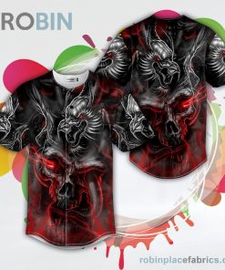 combat dragon glowing eye ghost skull baseball jersey rb266075 2y8Ig