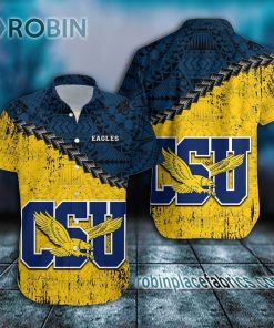 coppin state eagles casual button down hawaiian shirt grunge polynesian tattoo ncaa 158 S54v4