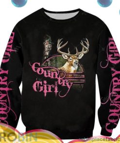 Country Girl Hunting Pink & Black All Over Print – AOP Shirt Country Girl Hunting Pink & Black All Over Print – AOP Shirt