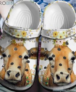 Cow Clog Funny Cow Crocs Crocband Clog 3D Crocs Print Full Cow Clog Funny Cow Crocs Crocband Clog 3D Crocs Print Full