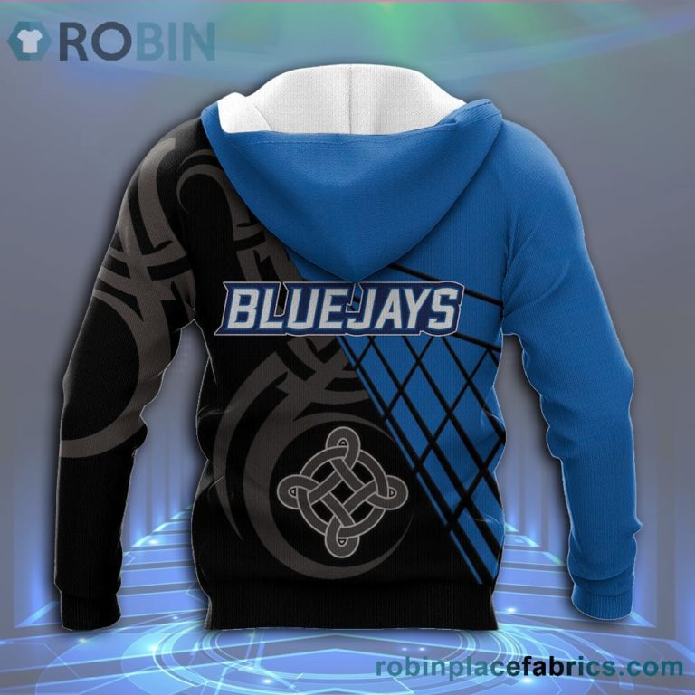 Creighton Bluejays All Over Print 3D Hoodie Pattern Celtic – NCAA